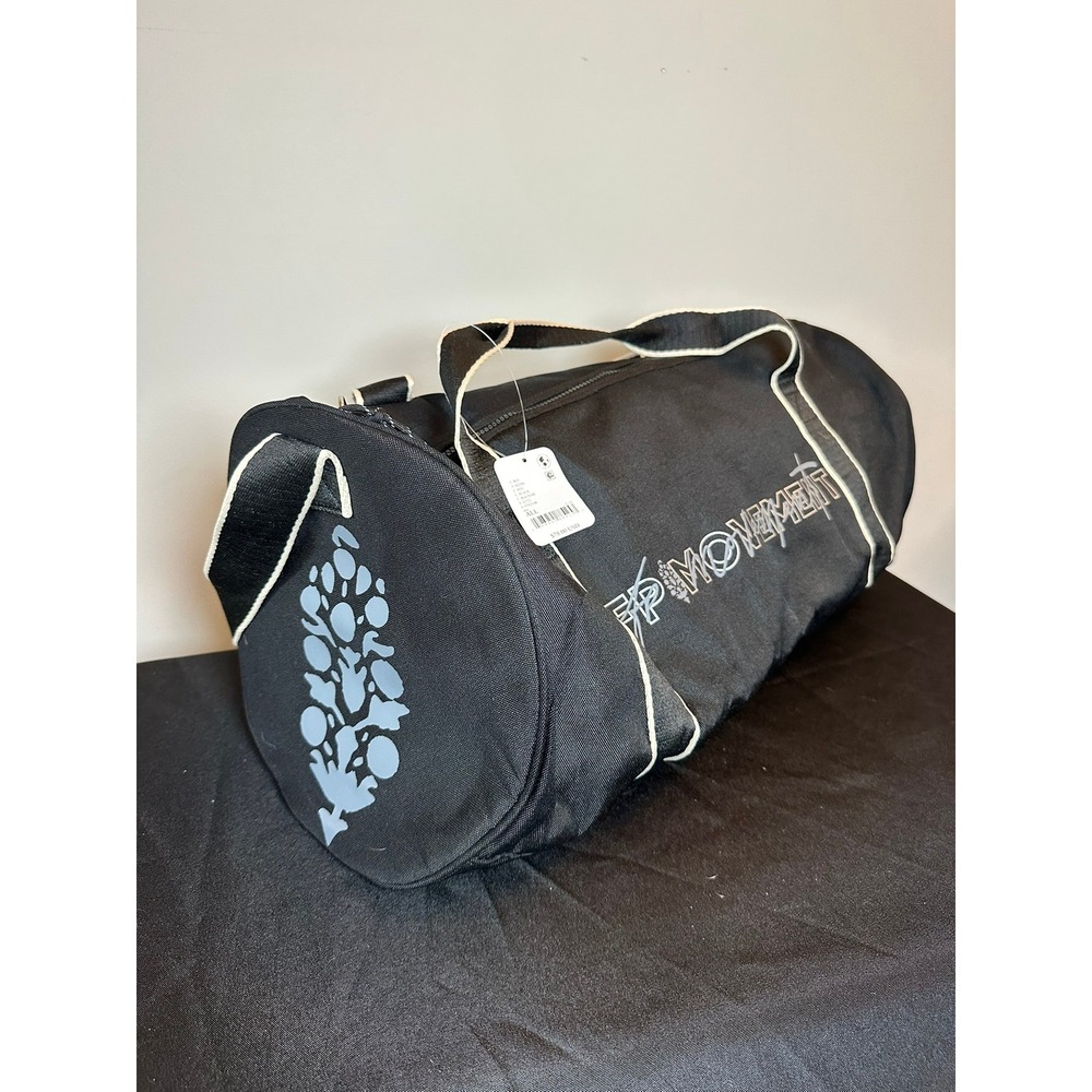 FP Movement Free People Black Barrel Duffel Bag Gym Travel NWT